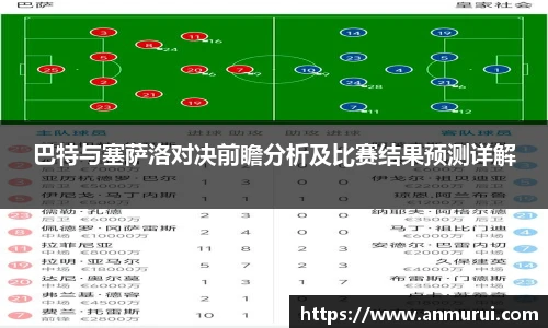 巴特与塞萨洛对决前瞻分析及比赛结果预测详解